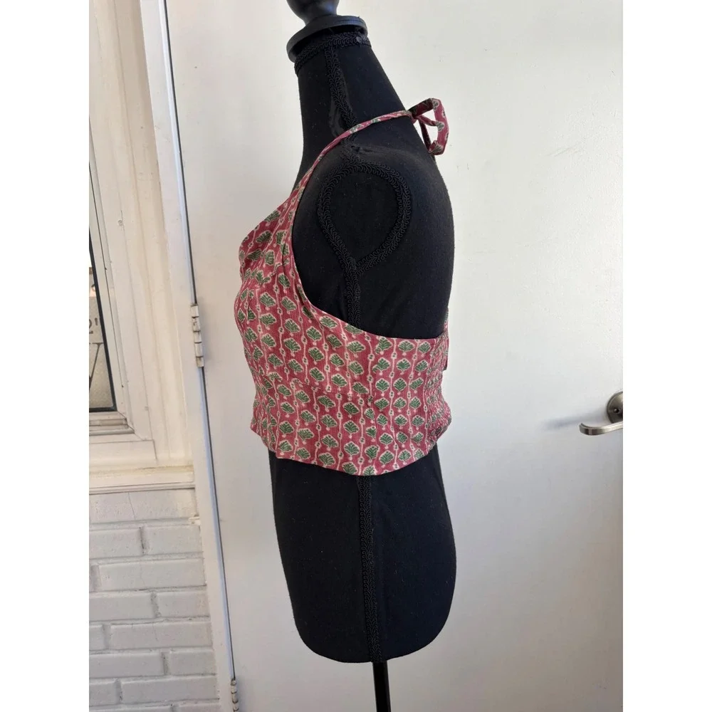 Free People NEW WITH TAGS Rae Halter‎ Crop Top Small boho festival prairie